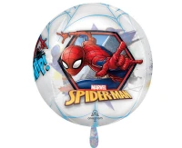 Foil balloon ORBZ Spiderman,  38x 40 cm, license EOL
